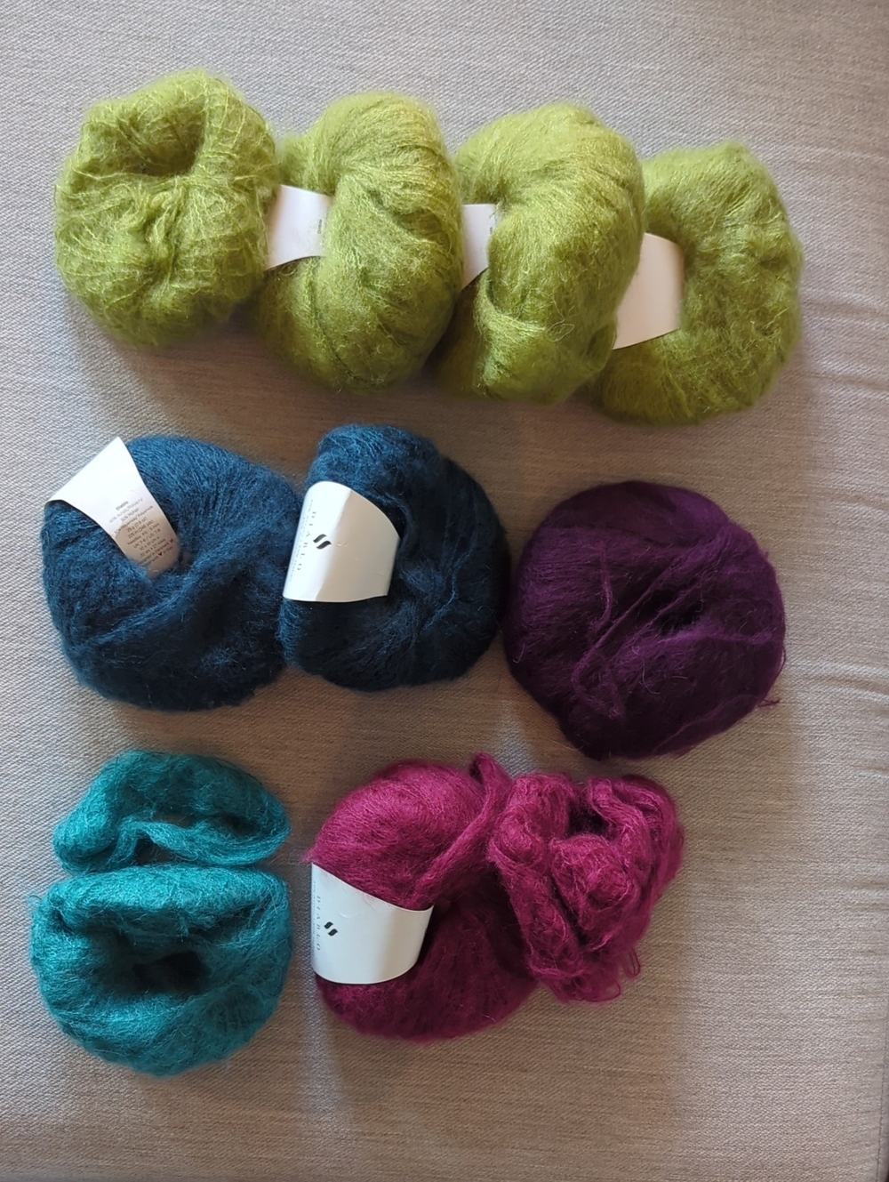 Soft Mohair Blend  - Multiple Colors